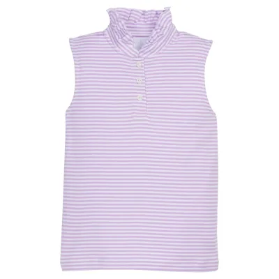 Sleeveless Striped Hastings Polo