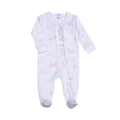 Baby Loren Zipper Footie