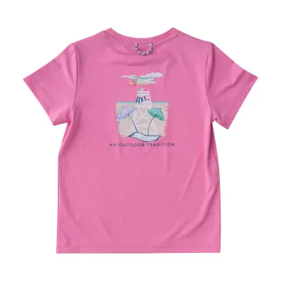 Pro Perf Fishing Girls Tee