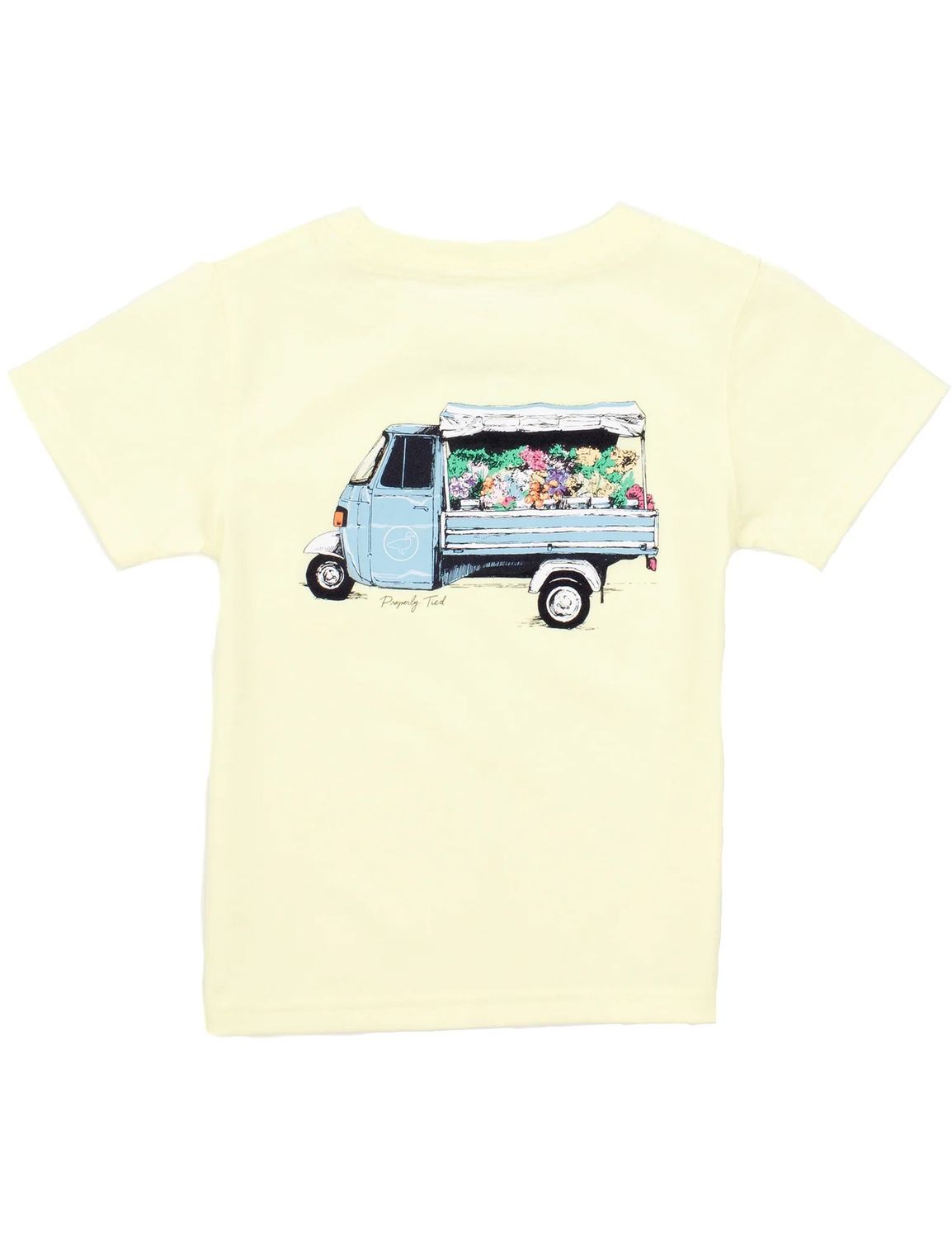 French Florals SS Light Yellow