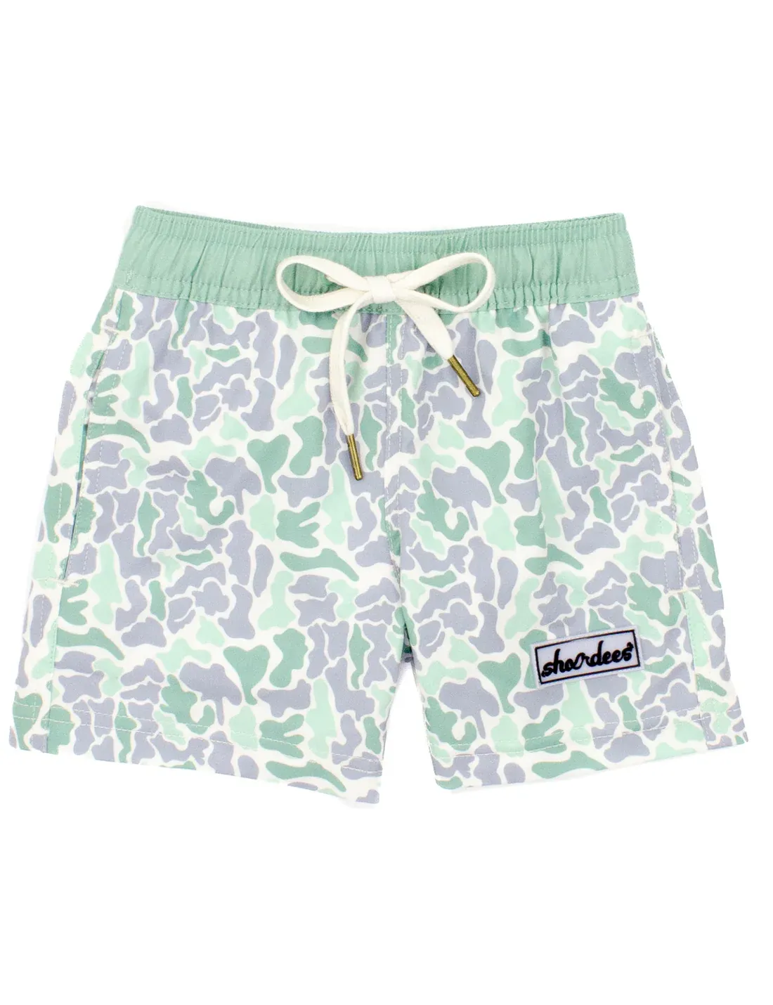 Shordees Sage Camo Swim Trunk