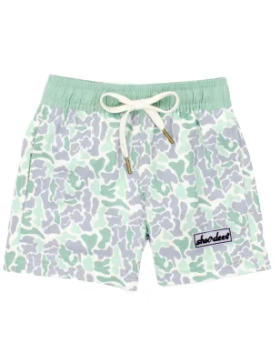 Shordees Sage Camo Swim Trunk