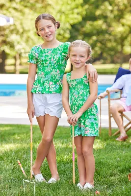 Isla Top Palmetto Floral