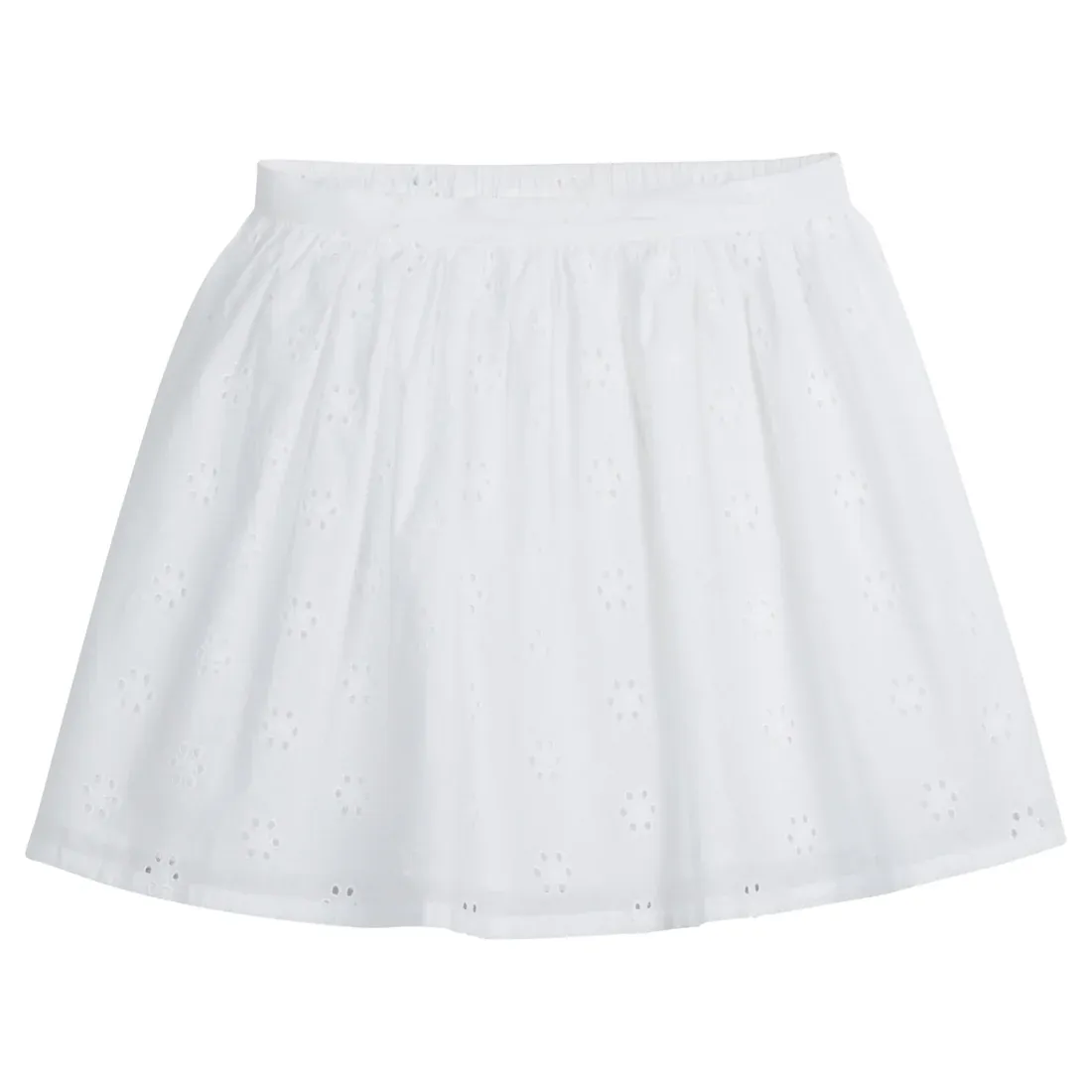 White Eyelet Willder Skirt 
