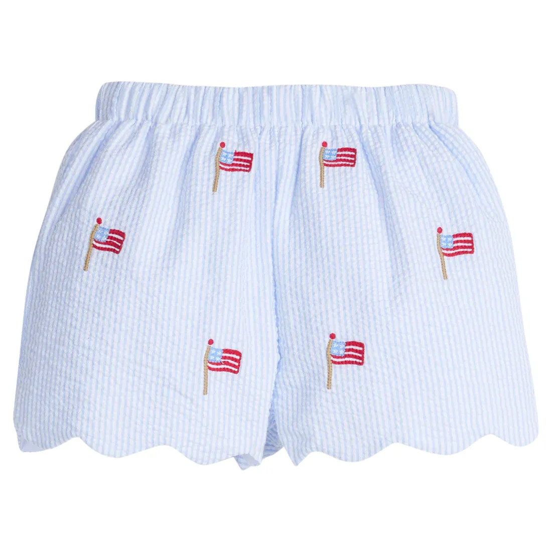 Scallop Short w/Flags