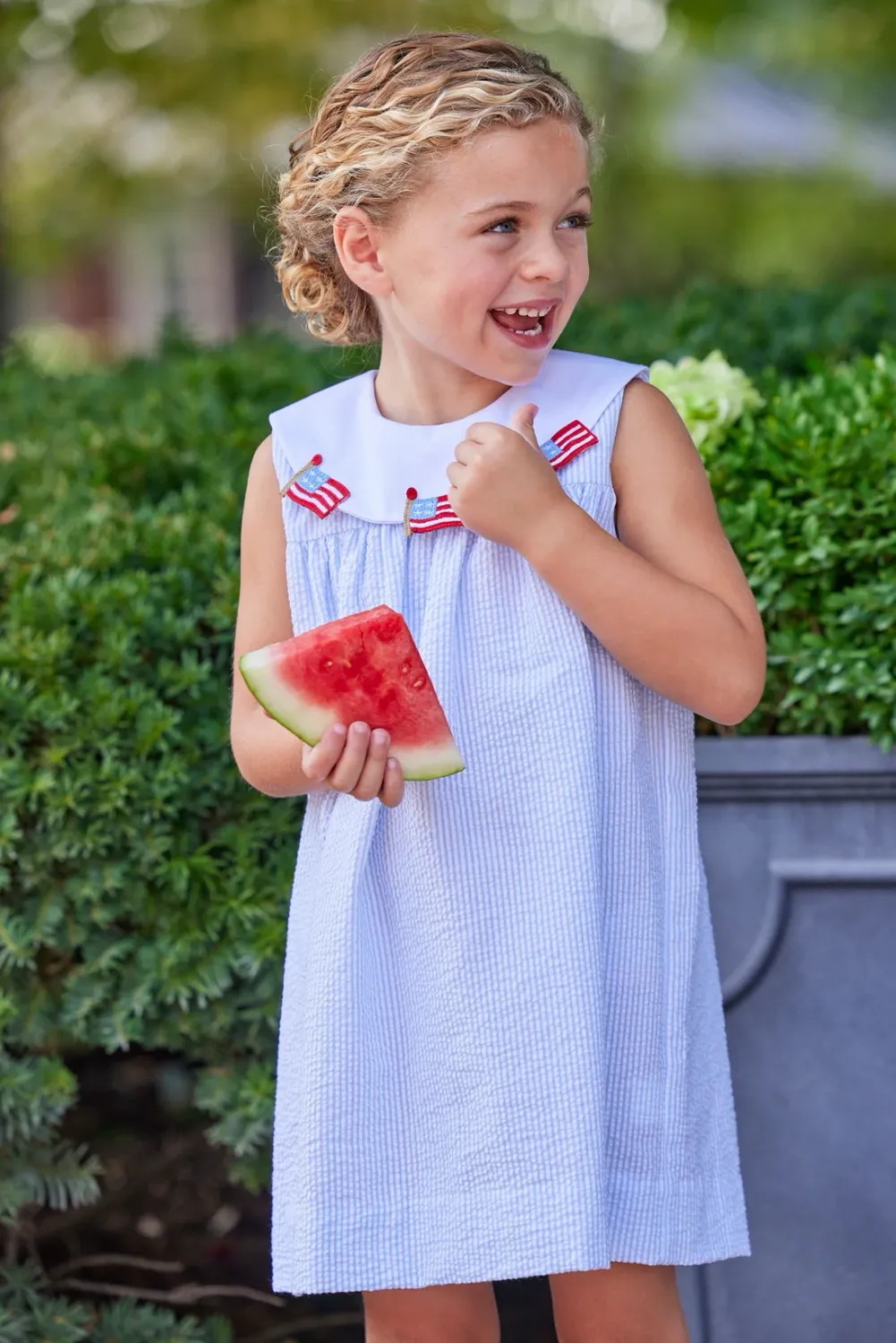 Bib Dress w/Flags