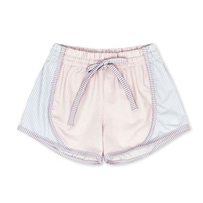 Elise Short Pink, Blue, Purple Mini Stripe