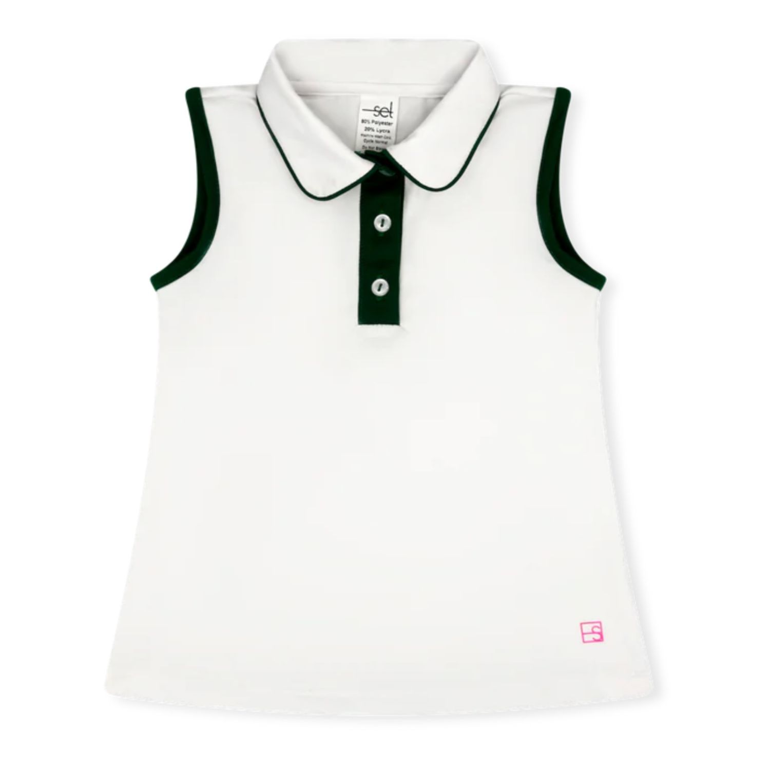 Gabby Tank Coconut, Augusta Green