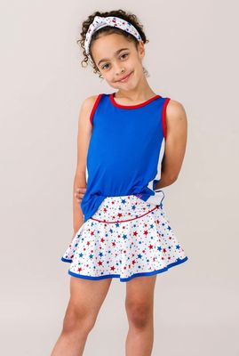 Nicole Tank Resort Royal, Candy Apple Red