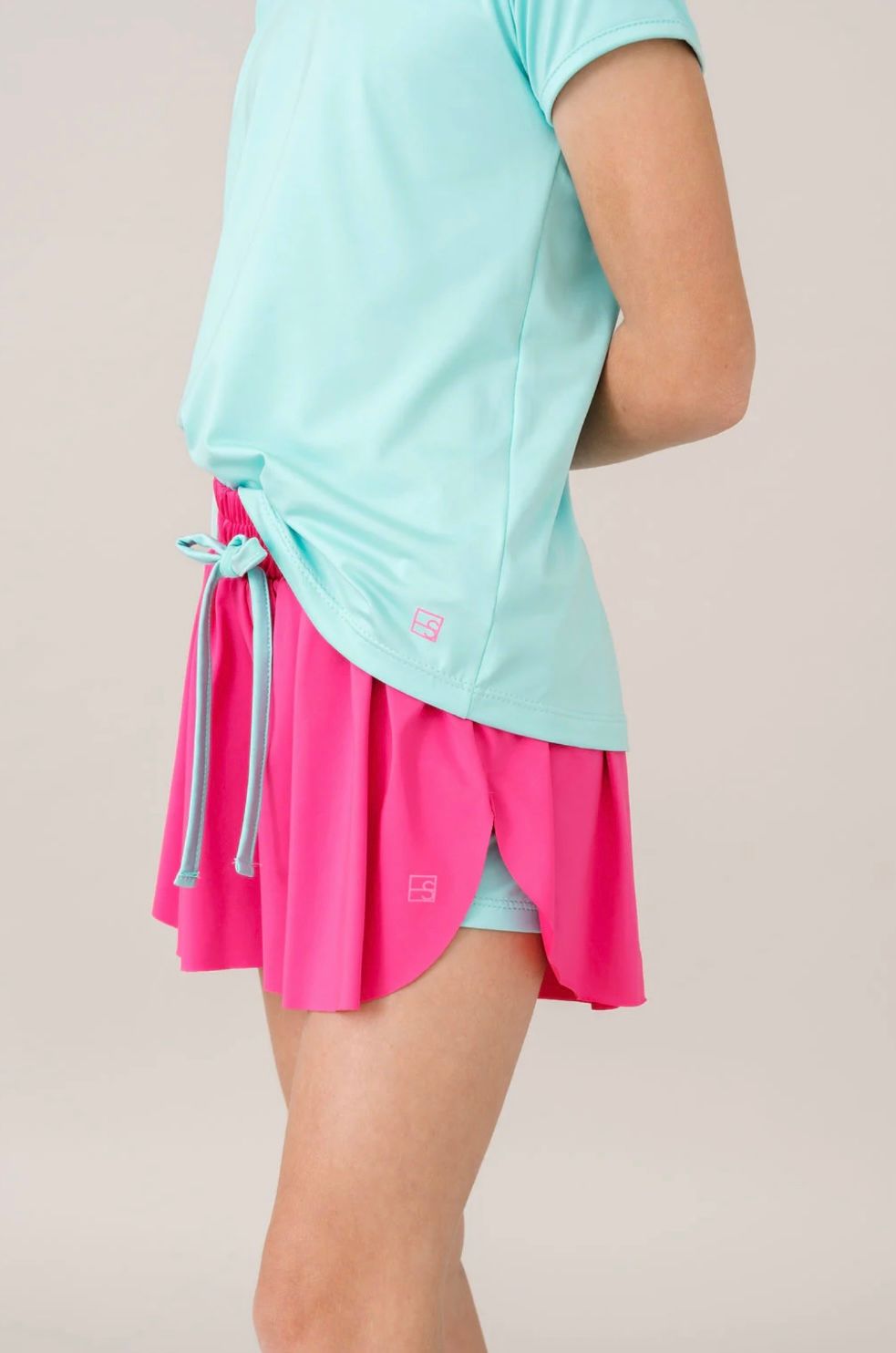 Tatum Short Powder Pink Totally Turq