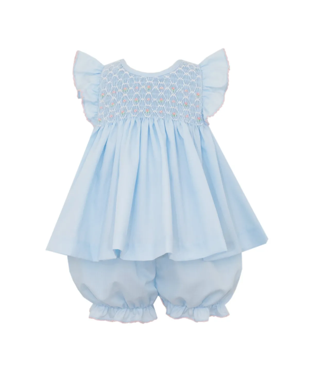 Lucia Lt Blue Bloomer Set