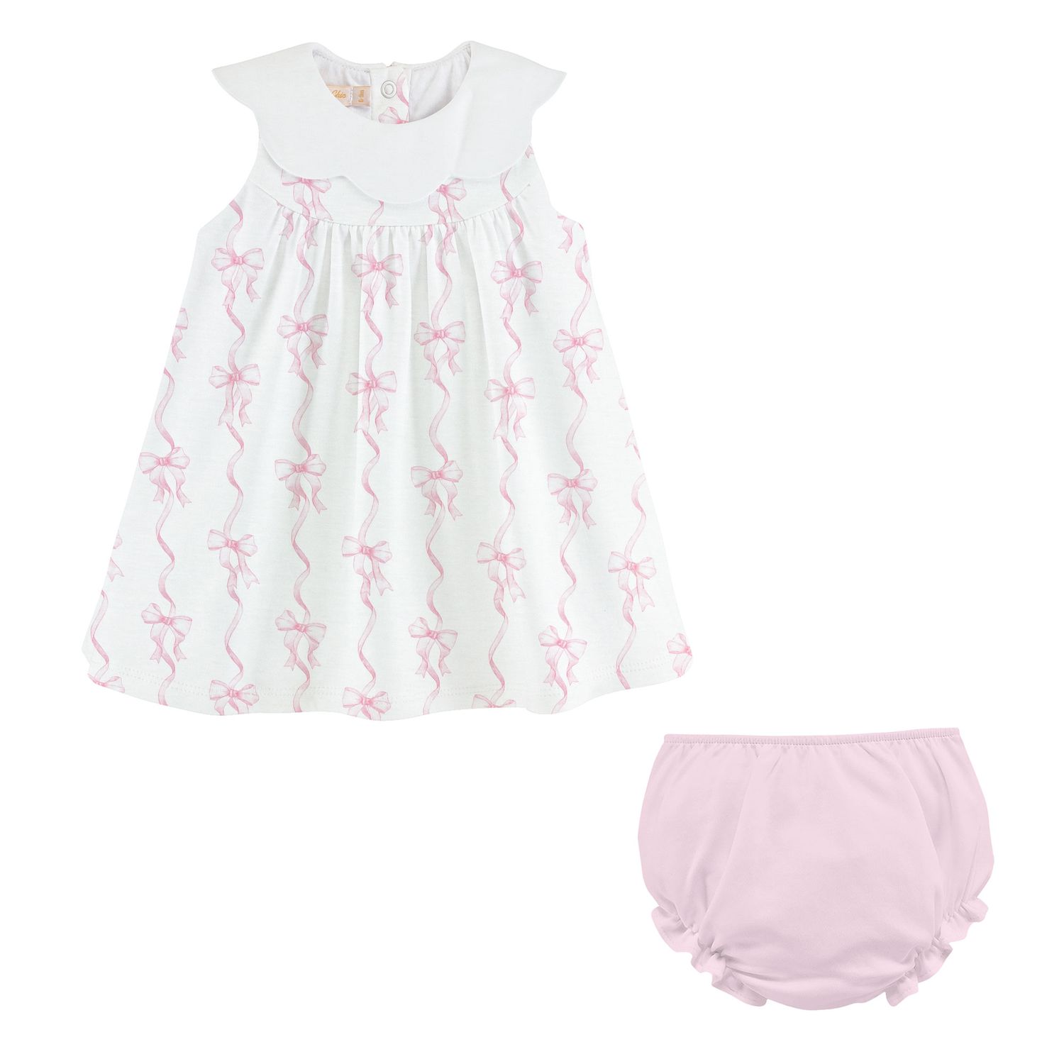 Printed Dress W/ Collar