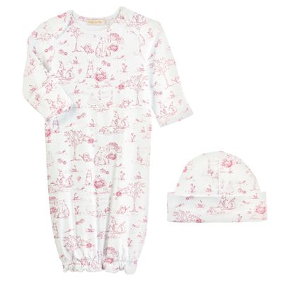 Baby Club Gown and Hat Set