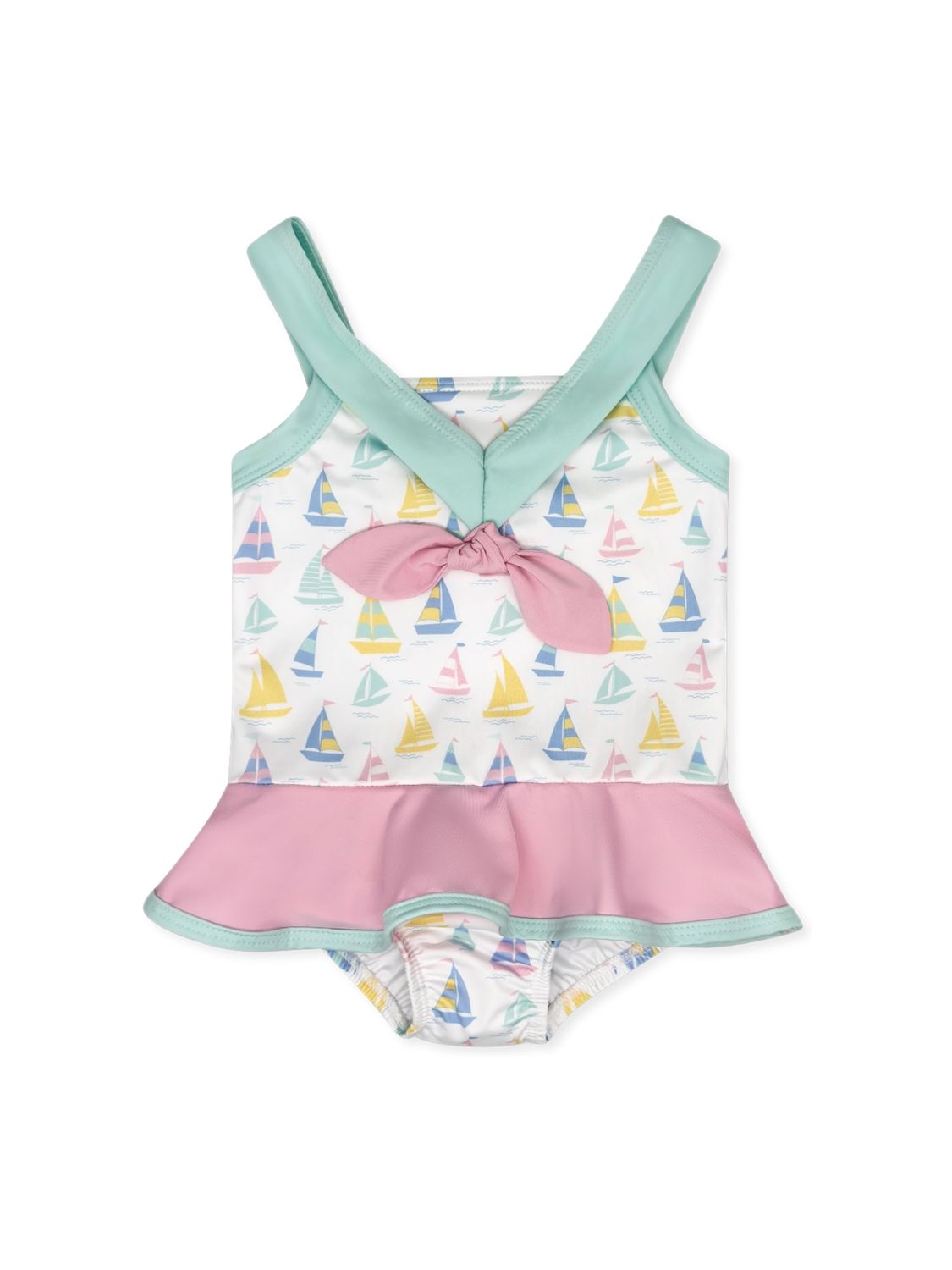 Nora Swimsuit Sailboat/Pink