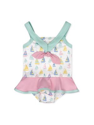 Nora Swimsuit Sailboat/Pink