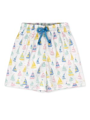 Barnes Bathing Suit Sailboat/Blue