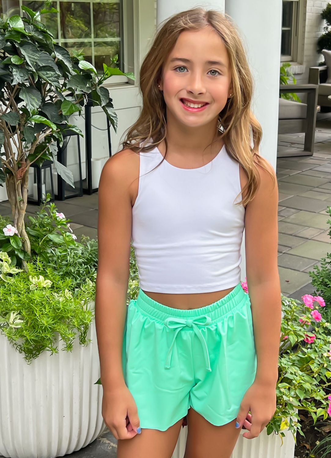 Mint BE Butterfly Shorts