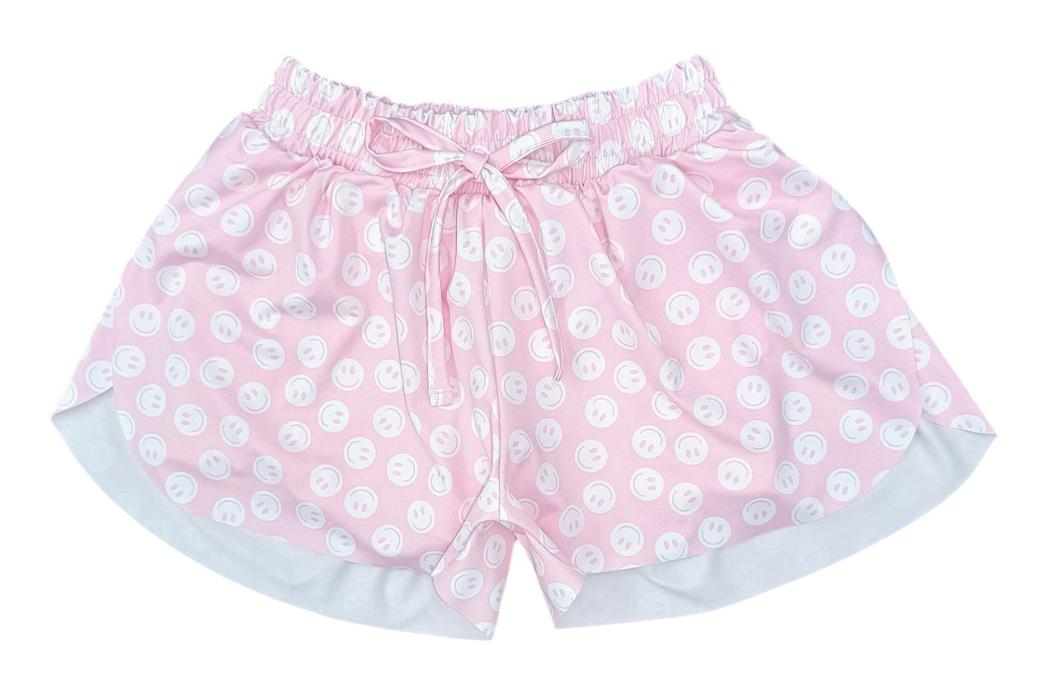 Pink Smiley BE Butterfly Shorts