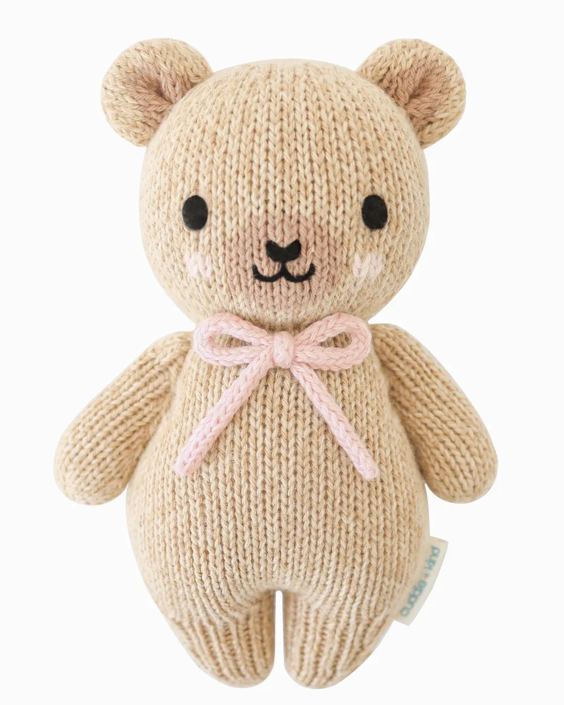 Baby Honey Bear Blush Bow