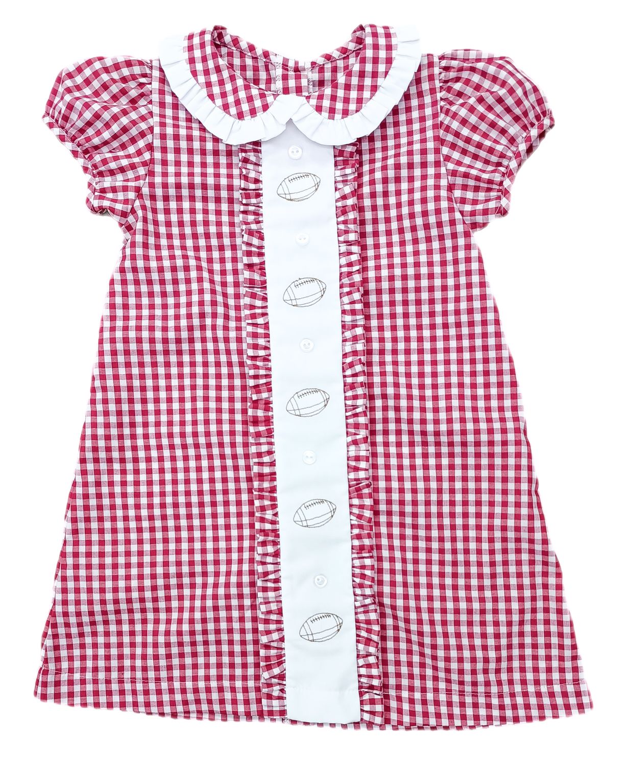 Clare Gingham Game Day Dress