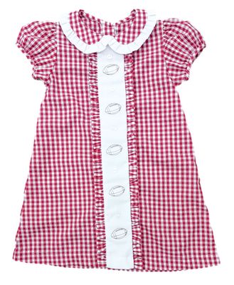 Clare Gingham Game Day Dress