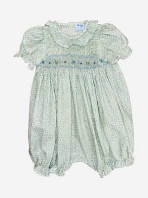 Harvest Blue Floral Smock Bubble