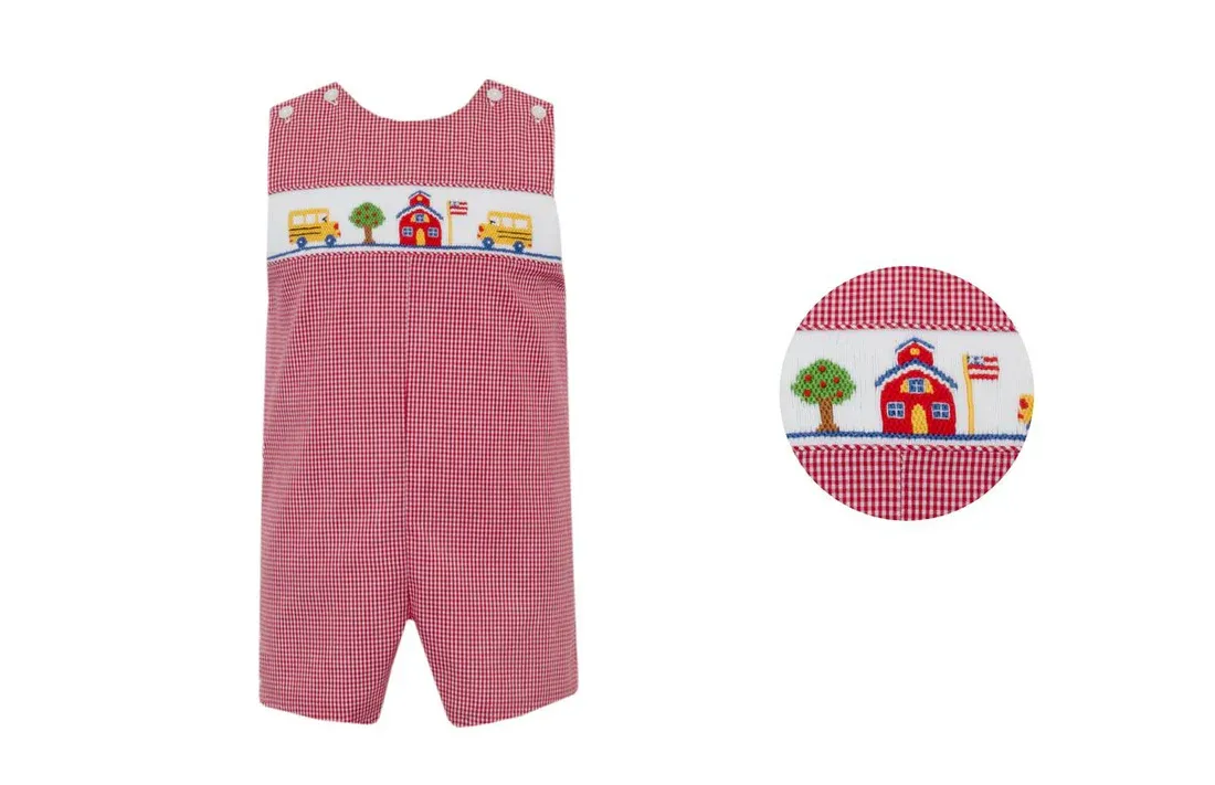 Back To School Red Gingham JonJon