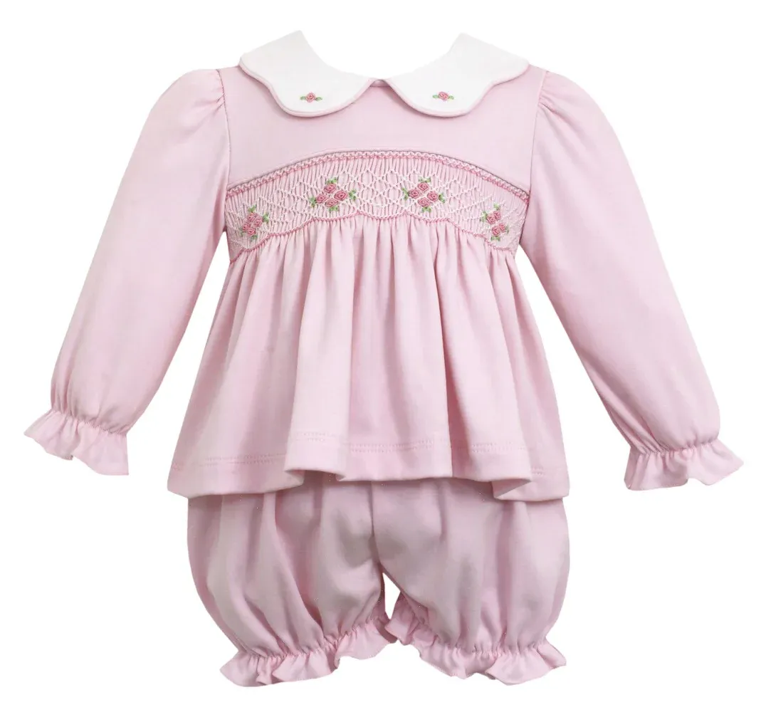 Rose Pink Bishop Bloomer Set L/S