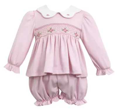 Rose Pink Bishop Bloomer Set L/S