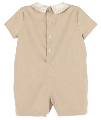 Cozy Beige Cord Romper