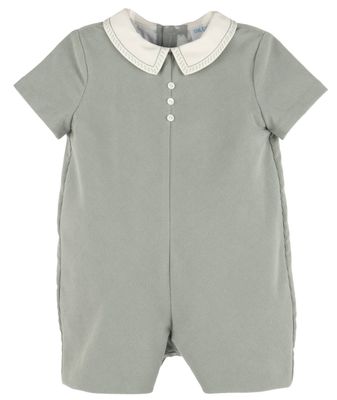 Cozy Green Cord Romper