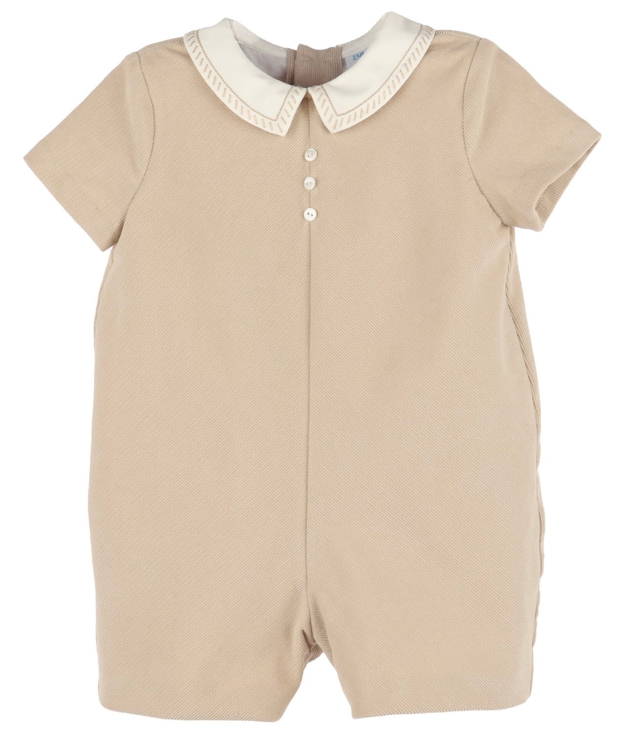 Cozy Beige Cord Romper