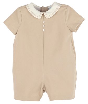Cozy Beige Cord Romper