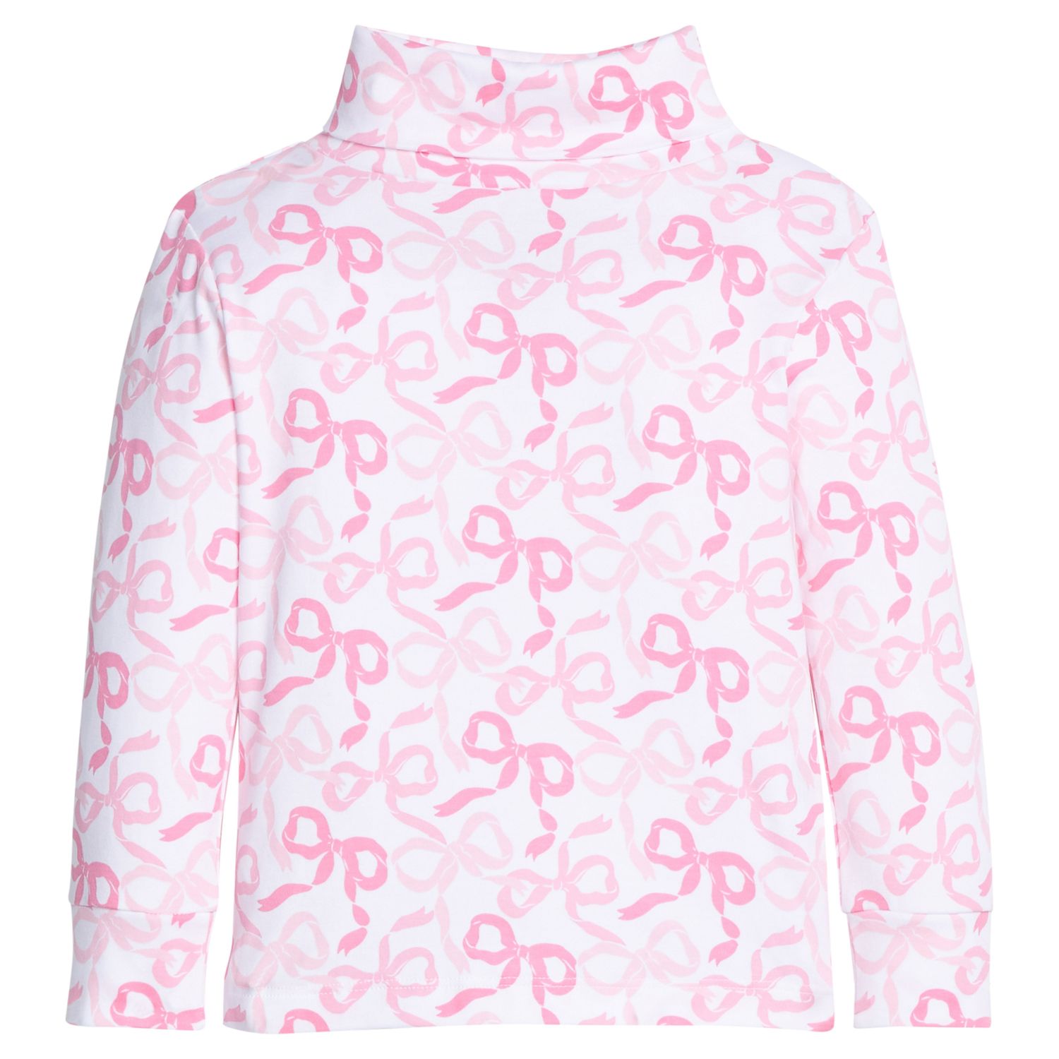 Bows &amp; Ribbon Printed Turtleneck