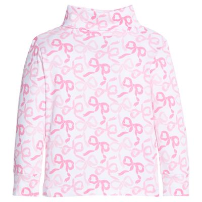 Bows &amp; Ribbon Printed Turtleneck
