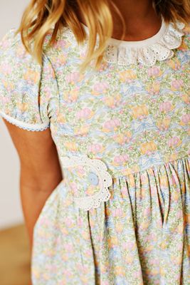 Gwen Tab Dress w/Pumpkins