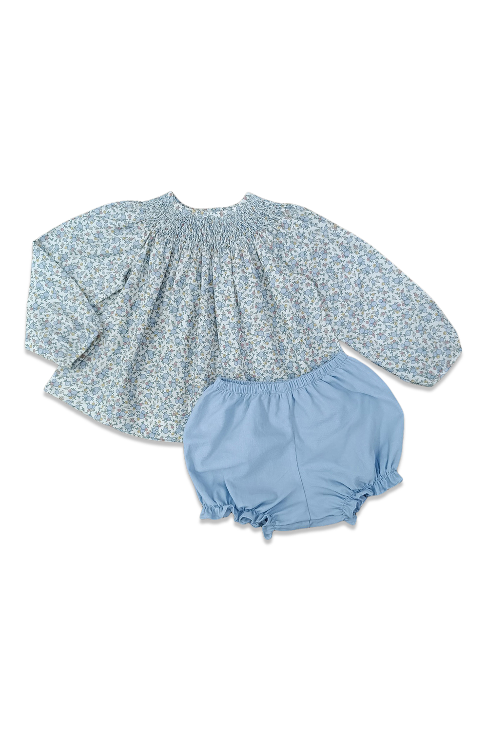 Blue Floral Corduroy Millie Set