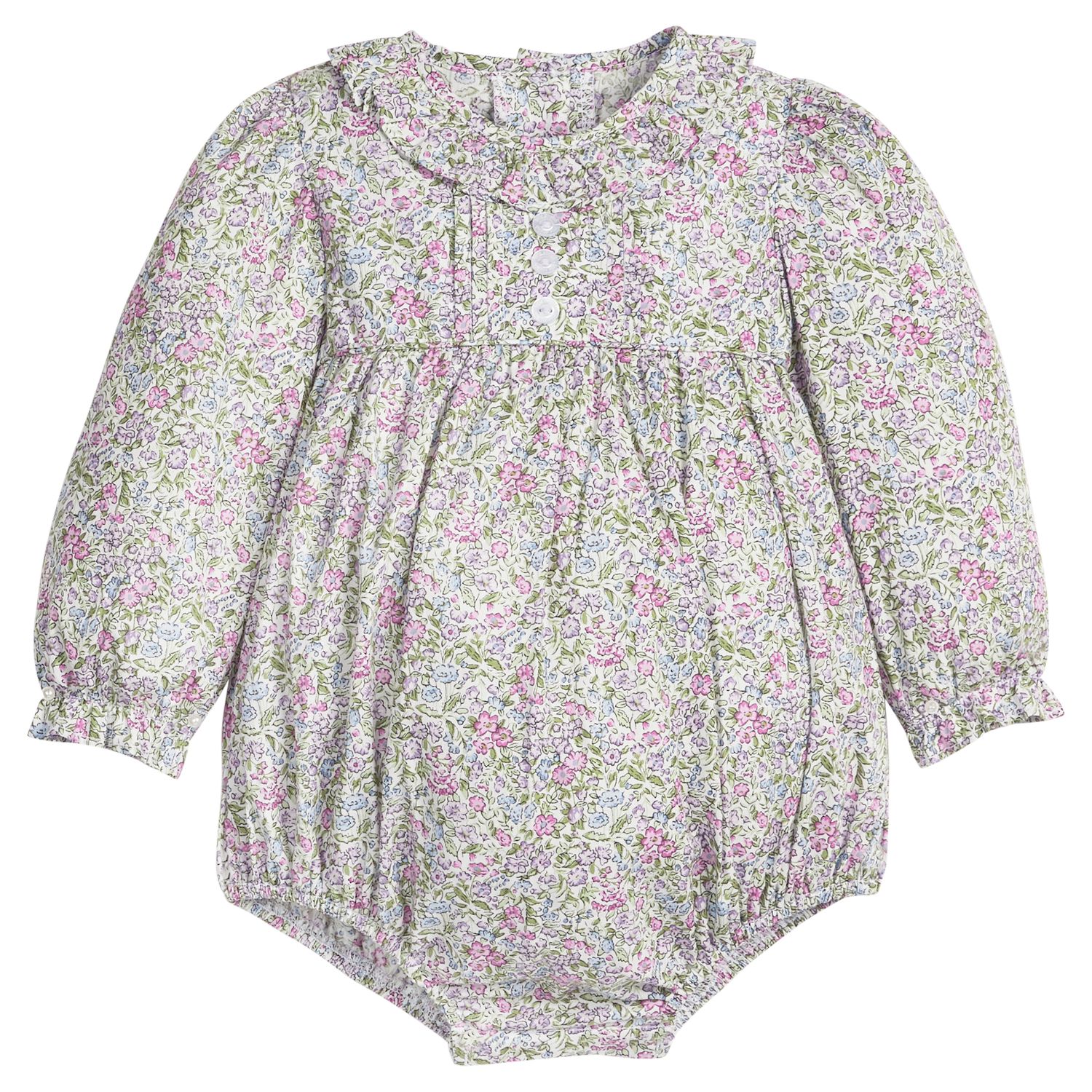 Pleated Caroline Bubble-Lavender Gables Floral