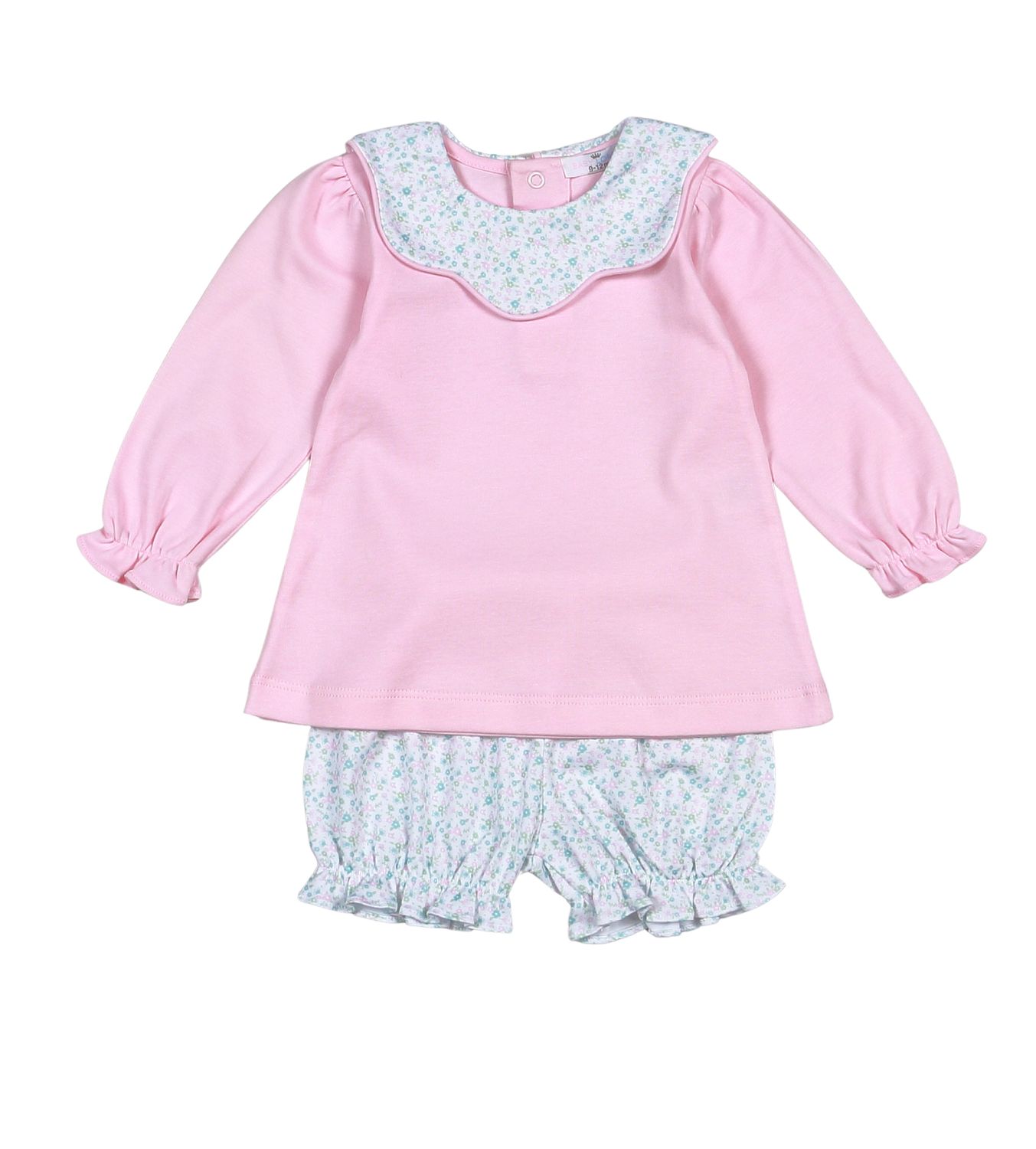Nicolle Scallop Pima Bloomer Set