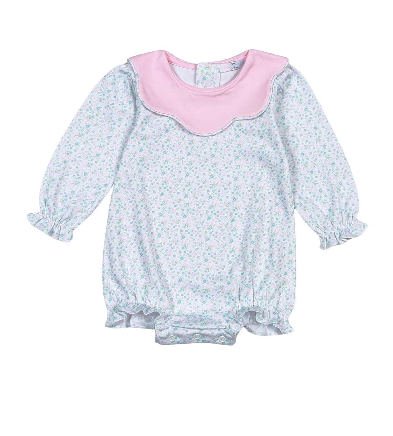 Nicolle Scallop Pima Ruffle Bubble