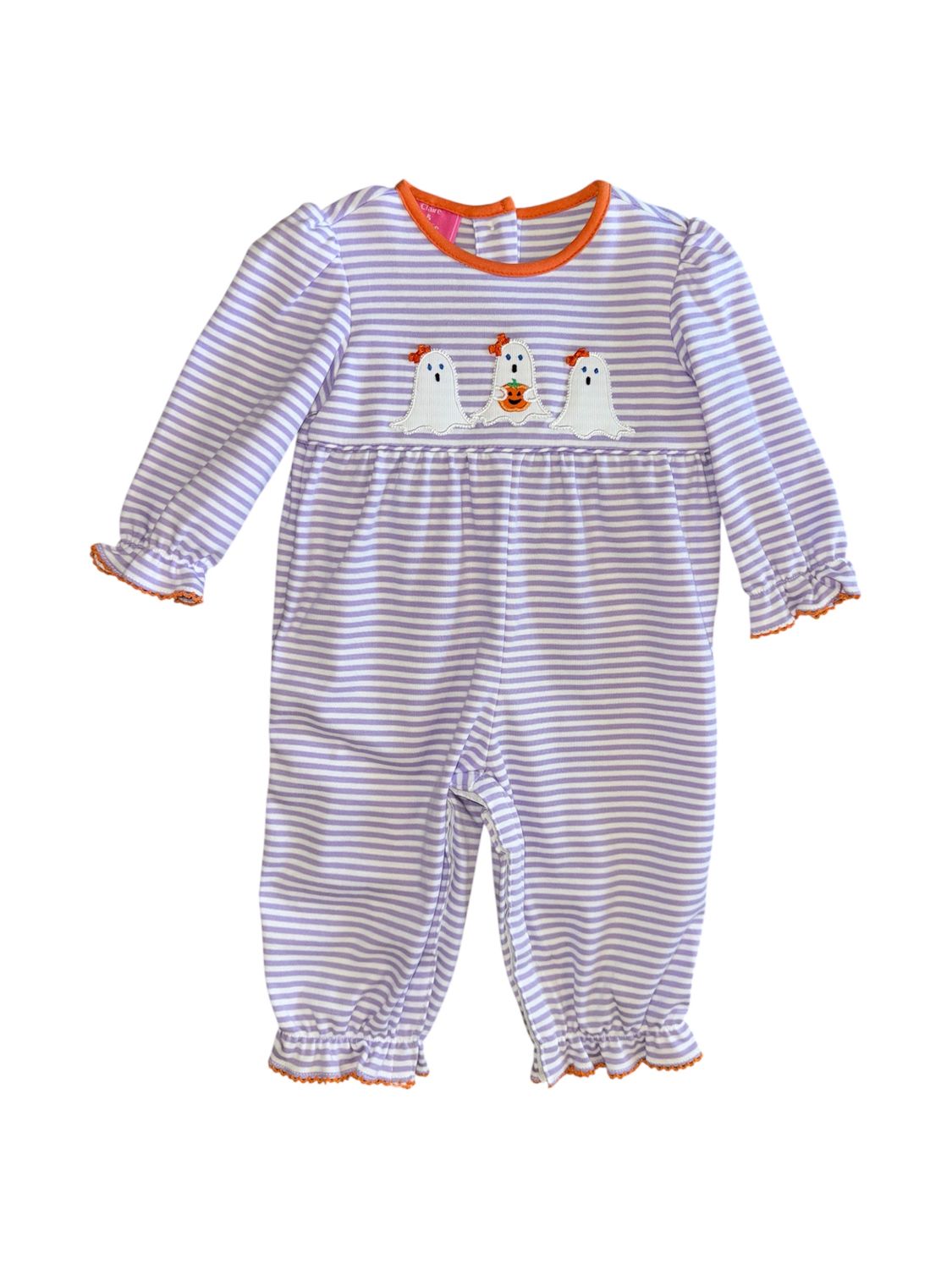 Lilac Knit Ghost LS Romper