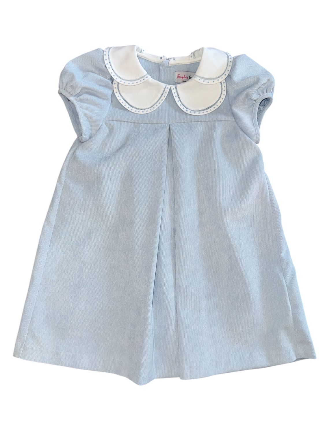 Blue Vintage Cord Dress