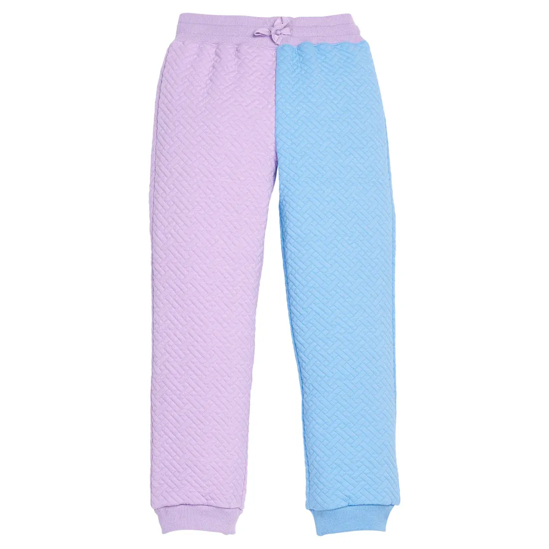 Quilted Trellis Color Block Jogger