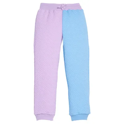Quilted Trellis Color Block Jogger