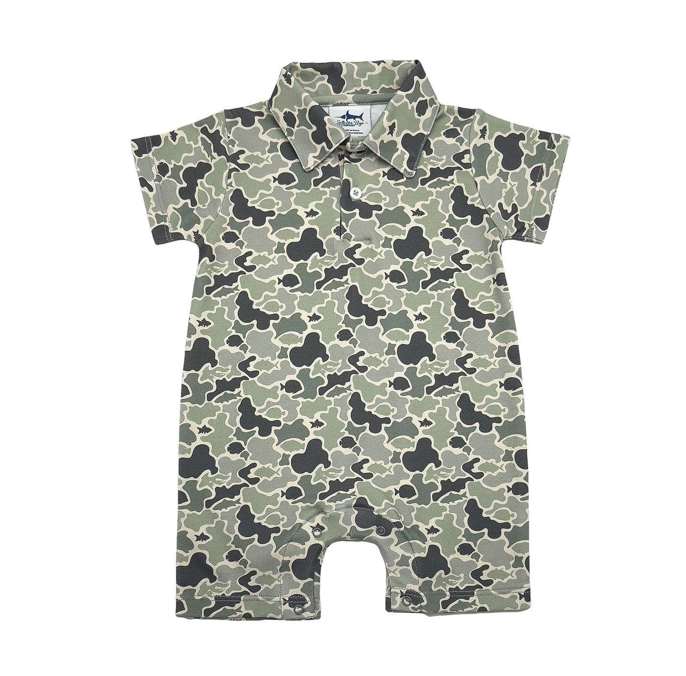 Camo SBC Signature Polo SS Romper