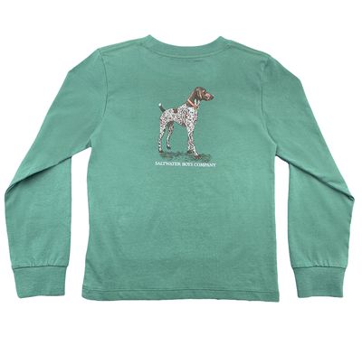 Green Pointer LS Tee