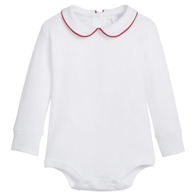 Red Piped Peterpan Onesie