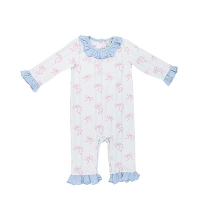 Bowtiful Riley Romper w/Ruffles