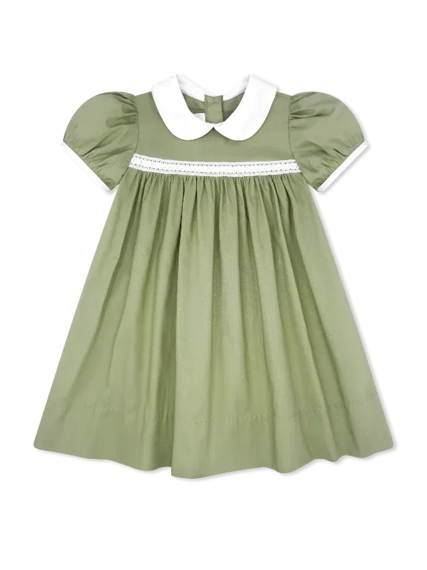 Original Ribbon Dress-Stamford Sage
