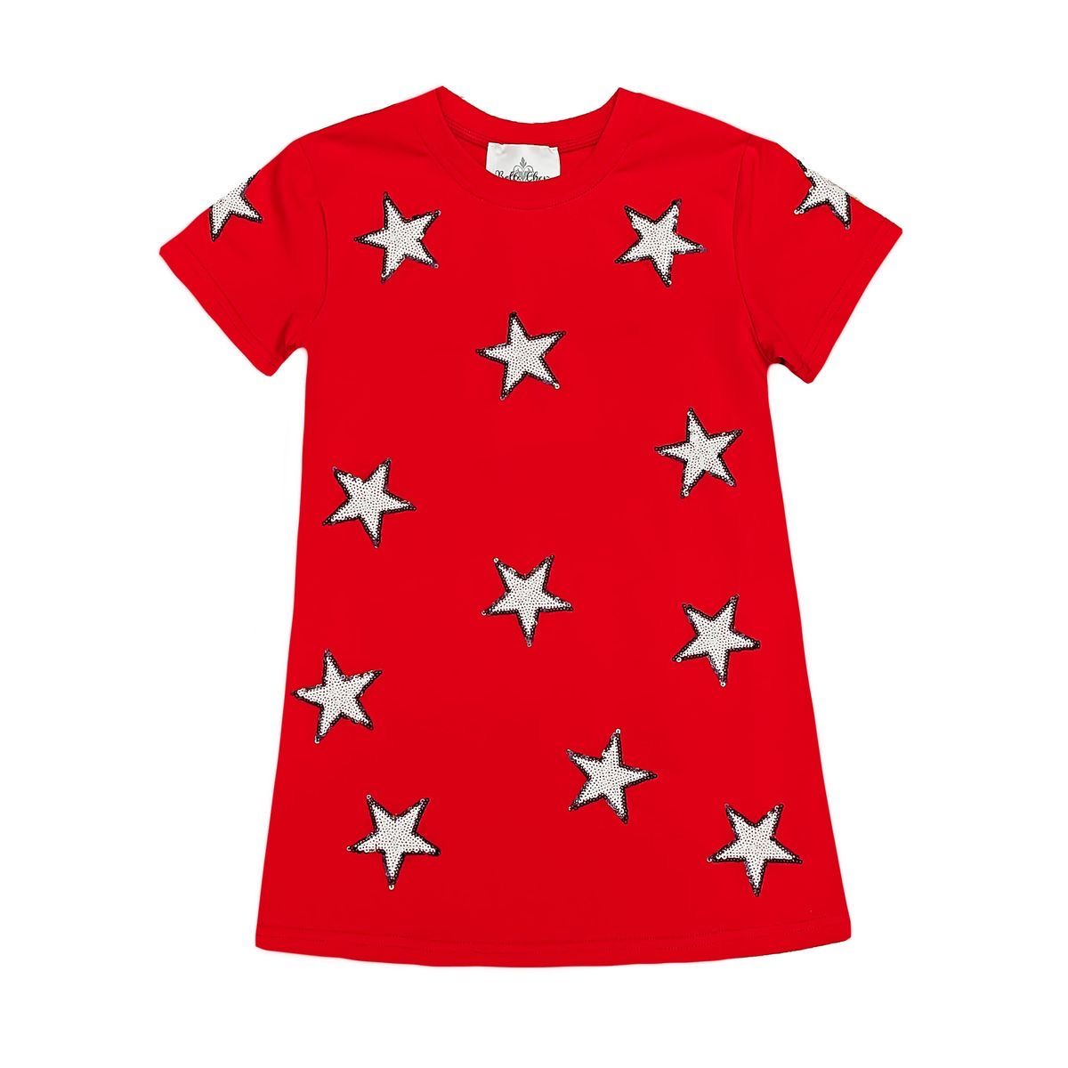 Red &amp; Black Star Dress
